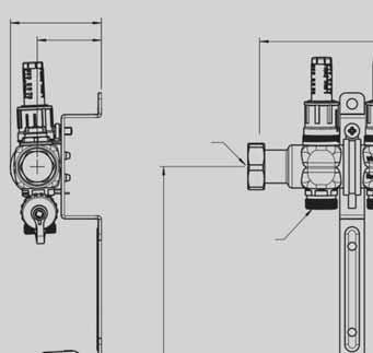 System instalacyjny ViPEX Rozdzielacze obiegów grzewczych dane techniczne Rozdzielacz obiegów grzewczych i belki rozdzielacza rozdzielacz typu FBH Dane
