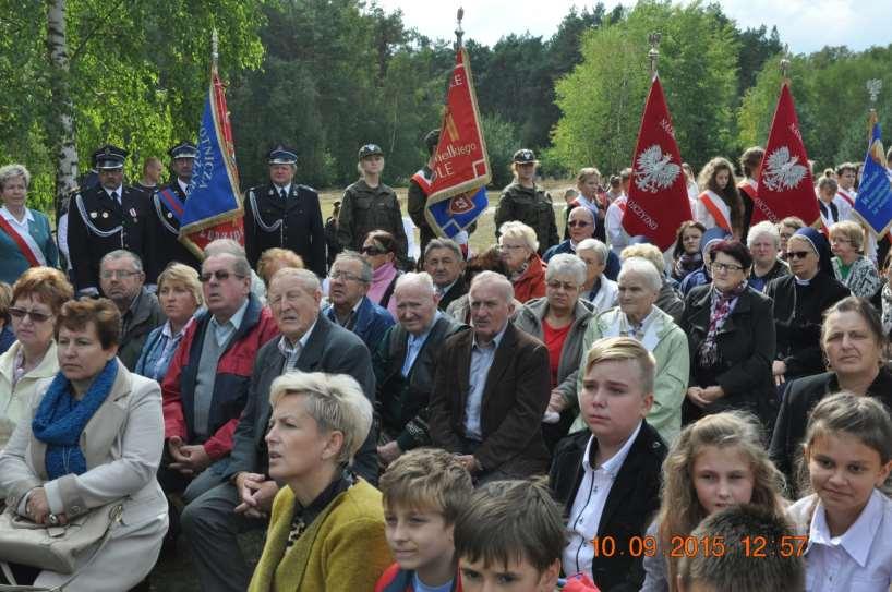 Uroczystości w byłym obozie