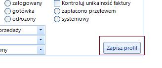 4. Profile importu Ustawienia wybierane w kreatorze programu takie jak pliku XML oraz dane dotyczącego ustawień dokumentów, kontrahentów oraz produktów