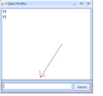 Profil można zapisać z okna Parametry wczytywania dokumentów przyciskiem Zapisz profil (rys.