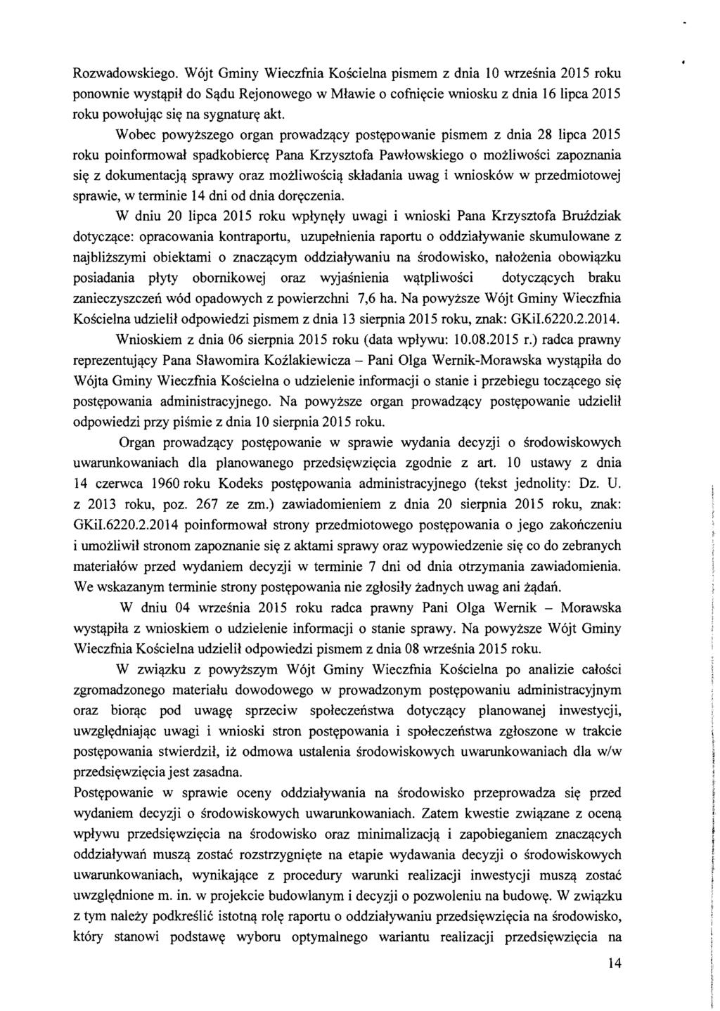Rozwadowskiego.