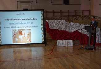 W szkole Rodła oraz liczne wystąpienia artystyczne uczniów, w tym: pokaz tańców patriotycznych, recytacja wierszy, prezentacja fryzur niepodległościowych.