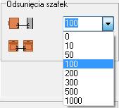6.2. Wstawianie kolejnych szafek wiszących - metoda druga Szafki można również wstawiad za pomocą przycisków z lewej lub z prawej.