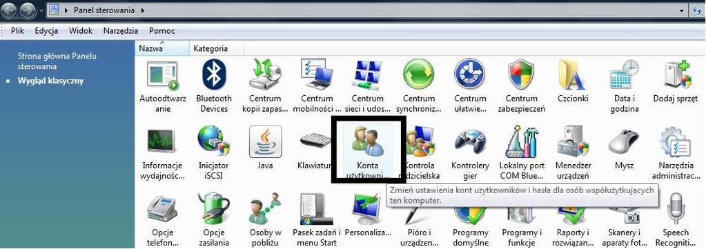 2.1. Zmiana ustawieo systemu dla Windows Vista Przed przystąpieniem do instalacji programu CAD Decor PRO w systemie Windows