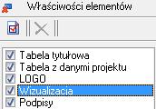 3.3. Inne funkcje okna Podgląd Wybór powiększenia widoku zmiana przybliżenia dostępna w polu Skala podglądu (rys. 332). rys. 331 panel Właściwości elementów rys.