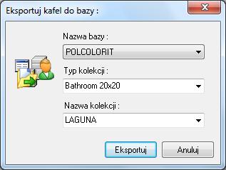 391 eksport płytki do bazy użytkownika - Usuo zaznaczony obiekt usuwa wybraną płytkę, kolekcję lub typ kolekcji (operacja dostępna również pod klawiszem <Del>); za