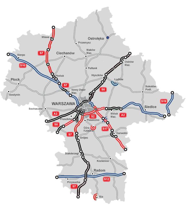 4.3 Tunele drogowe Warszawa - Czosnów droga S7 Płońsk (S10) Warszawa (S8) odc.