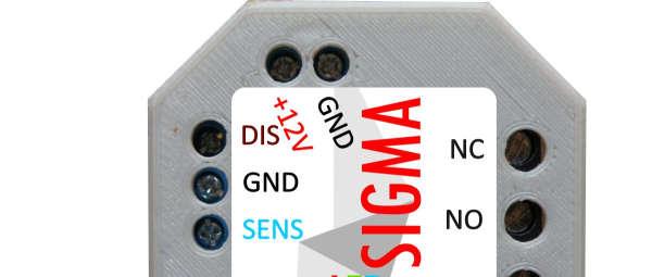 podaniu sygnału wejściowego. SIGMA ma wyjście przekaźnikowe 8A 250VAC/30VDC.