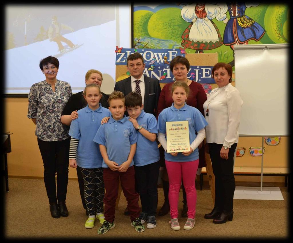 MIĘDZYSZKOLNY KONKURS DLA KLAS III ZIMOWE FANTAZJE IV MIEJSCE - Oliwia