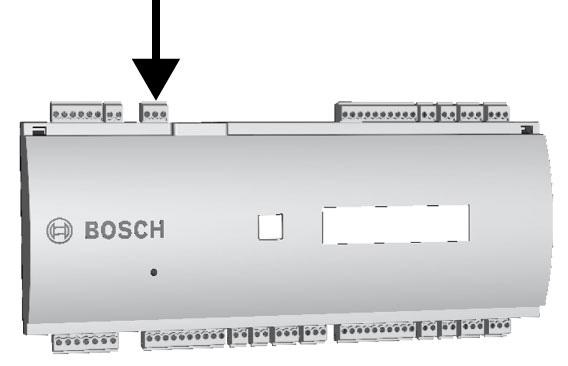 42 pl Instalacja Access Modular Uwaga! Należy pamiętać o ograniczeniach w długości kabli i warunkach dotyczących systemu magistrali RS-485, opisanych w Interfejs hosta RS-485, Strona 33. 4.
