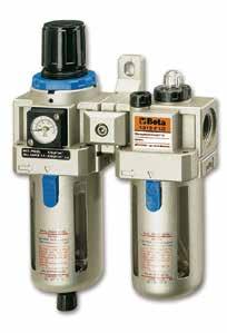 99F/ 9C 9XM Zespół uzdatniania powietrza / GAS BSPT Wlot/wylot powietrza: / GAS BSPT Przepływ powietrza max: 00l/min Ciśnienie max: 9, Bar Cisnienie robocze: 0,-, Bar Temperatura pracy: -0ºC Zdolność