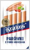 FRANKFURTERKI WĘDZONE 270 G