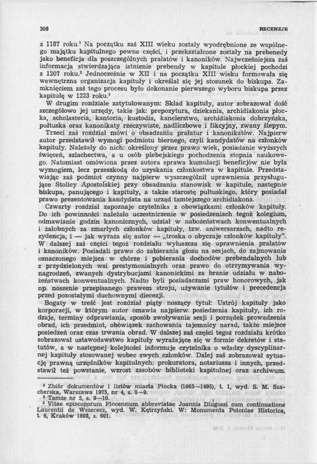 306 RECENZJE z 1187 roku.
