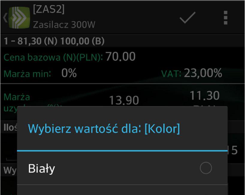 Zmiany funkcjonalne w Comarch ERP Mobile Sprzedaż 1.