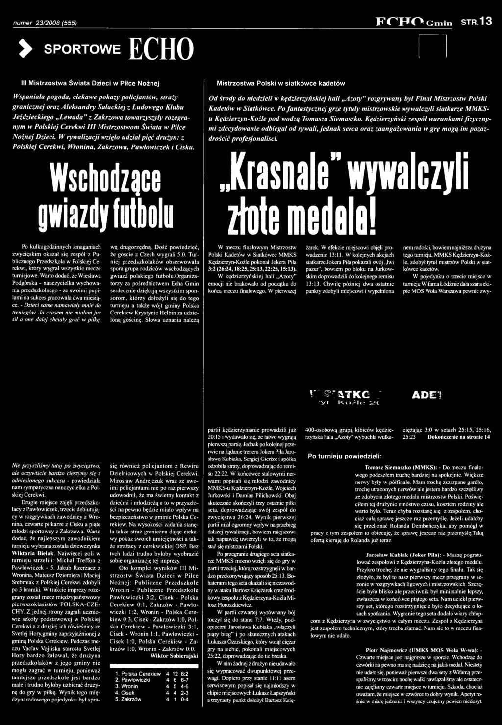 Po fantastycznej grze tytuły mistrzowskie wywalczyli siatkarze MMKSu Kędzierzyn-Koźle pod wodzą Tomasza Siemaszko.