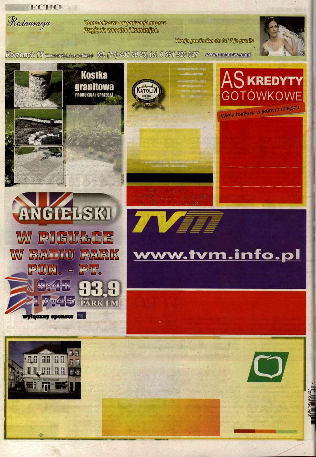 STR. 2 4 G m in 3-9 czerwca 2008 r. RONANOWA W każdą niedzielę JESZ ILE CHCESZ za 24,90 zł w godz. 12.00-17.00 * ąktualne od miesiąca kwietnia P.