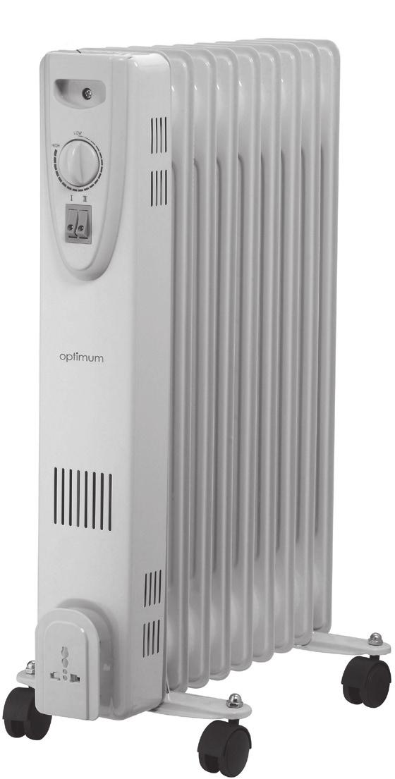 When operating the radiator for the first time, turn it on for the maximum power for at least 2 hours.