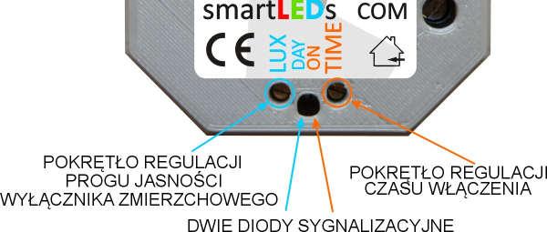 ciągu dnia (funkcja wyłącznika zmierzchowego) lub za pomocą zewnętrznego wyłącznika.
