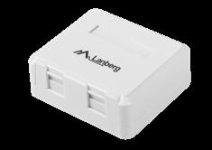 Złączki sieciowe / Couplery RJ-45 Couplery RJ-45, puszki natynkowe na keystone Kat. 5e Nieekranowane: Kat.