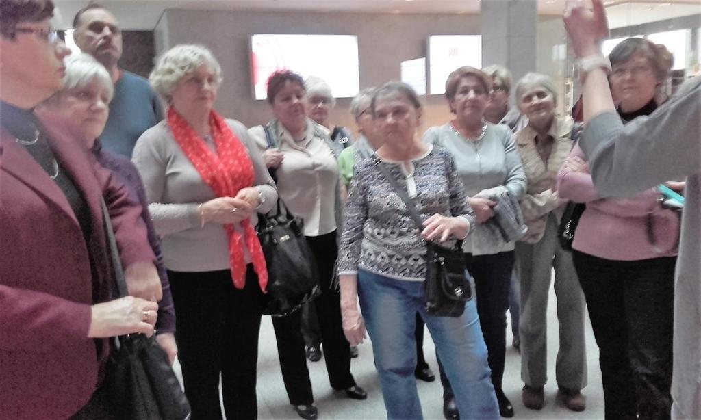 WYCIECZKI W dniu 30 marca 2017 r. grupa słuchaczy zwiedziła siedzibę Narodowej Orkiestry Symfonicznej Polskiego Radia (NOSPR) w Katowicach.