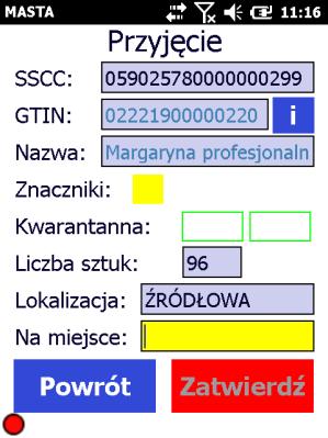 etykiety, więc nie może zostać zarejestrowana, ma etykietę, która nie została jeszcze odczytana.