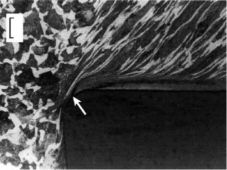 Geometria strefy skrawania 0,1mm h warstwa skrawana strefa odkształceń sprężystych i plastycznych Stefa