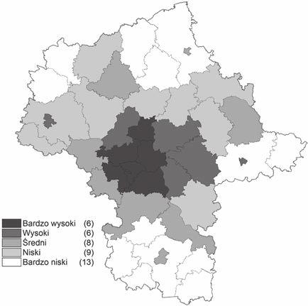 Projektowe UNDP w Polsce, Warszawa 2012 tab. 3.1. Biuro Projektowe UNDP w Polsce Ryc. 22.