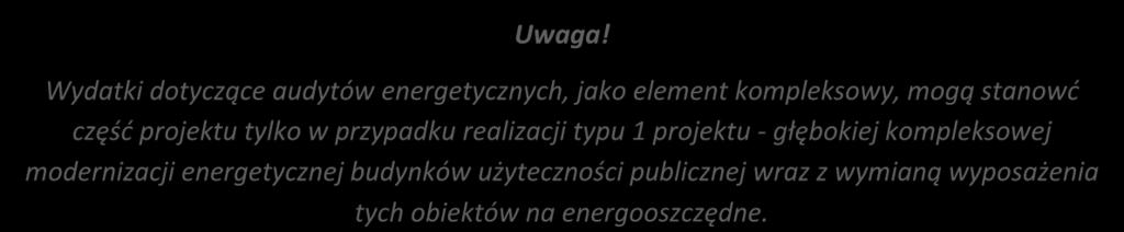 Zgodnie z Regulaminem konkursu dla poddziałania 3.2.