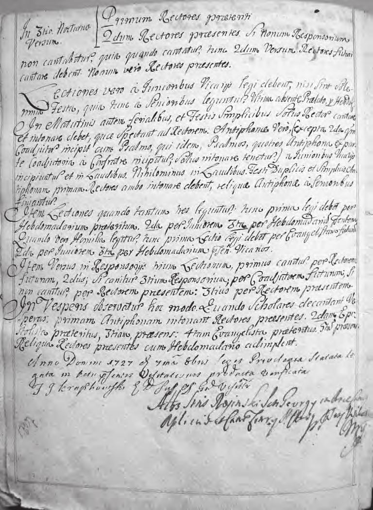 NAJSTARSZE STATUTY WIKARIUSZY KATEDRY GNIE NIEÑSKIEJ (Z ROKU 1500) 11 Il. 1. Gniezno, Archiwum Archidiecezjalne, sygn. ACap.