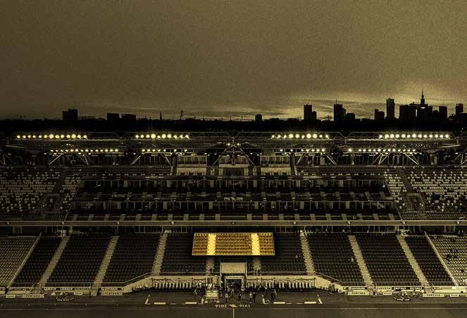 STREFA GOLD to zamknięta, prestiżowa przestrzeń Stadionu (152 miejsca) usytuowana