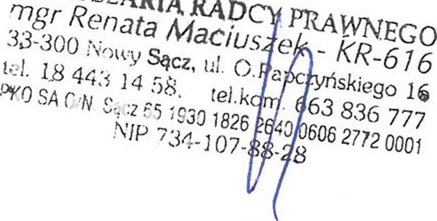 W sprawach nie uregulowanych w