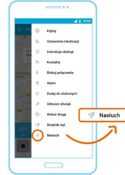 nagrania i wybranie ikony kosza w prawym