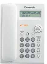 Telefon KX-TG1611 indeks: 277539 Podświetlany 2-liniowy wyświetlacz LCD. Książka telefoniczna na 50 wpisów. Identyfikator rozmówcy. Tryb ECO.* Kolory: czarny.