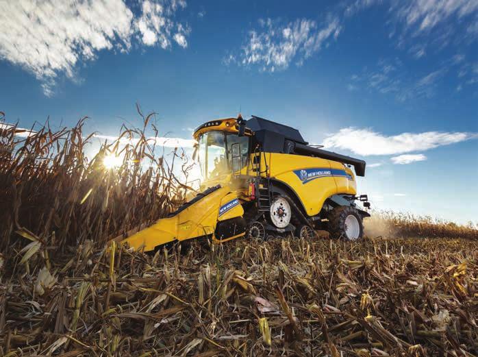 10 HEDERY DO ZBIORU KUKURYDZY Doskonałe dopasowanie. Firma New Holland opracowała zespół żniwny do kukurydzy, który jest idealnie dopasowany do zróżnicowanych wszystkich maszyn CX7 i CX8.