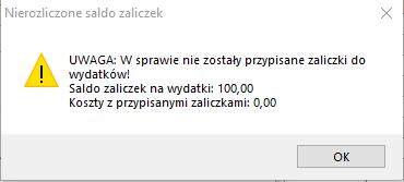 W becnej wersji, prgram nie zapewnia autmatyczneg przypisywania kwty przychdu d knkretnych wydatków w parciu wartści z klumny Wezwan raz pdczas rzchdu w parciu wartści z klumny Należne. 1.