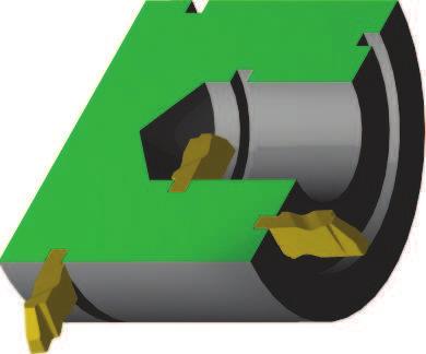 Dobór odpowiedniego narzędzia Obróbka rowków i przecinanie Najbardziej zaawansowane rozwiązania do toczenia w branży Doskonały do obróbki ch rowków system mocowania WIDIA TopGroove stanowi kompletną