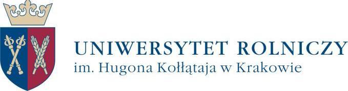 Załącznik 5. Dział Nauczania P O R O Z U M I E N I E dotyczące organizacji praktyk studenckich zawarte dnia. r. pomiędzy Uniwersytetem Rolniczym w Krakowie Al.