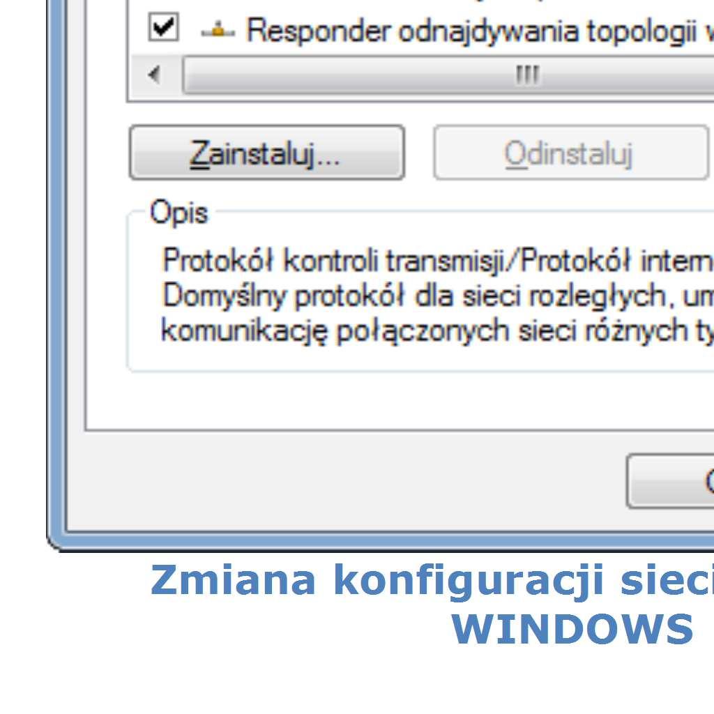 W tym celu należy przejść do konfiguracji