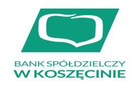 REGULAMIN otwierania i prowadzenia rachunków bankowych dla osób fizycznych w Banku Spółdzielczym w Koszęcinie Rozdział 1 