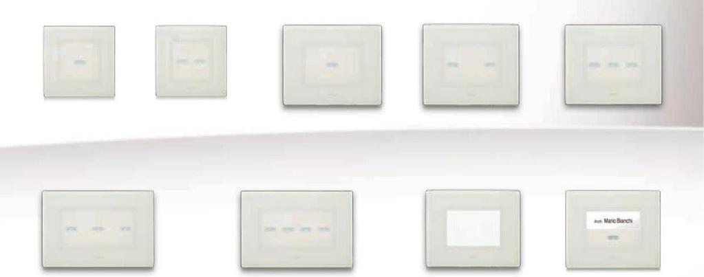 .. Dla 3-ech ukrytych For 3 hidden controls 44PVTC03... Dla 3-ech mechanizmów For 3 hidden controls 44PVTC4... Dla 4-ech mechanizmów For 4 hidden controls 44PVTC76.