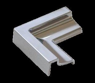 BUDRIO TGMK-02R Profil końcowy prawy do progu aluminiowego Doorstep end cap - right TGMN-03 Profil