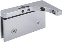 VENEZIA ZAWIASY REGULOWANE SERIA TGAH 500 Z PIONOWĄ OSIĄ OBROTU I REGULACJĄ KĄTA ADJUSTABLE VERTICALLY PIVOTED HINGES TGAH 500 SERIES TGAH501LOS TGAH501ROS TGAH505 Zawias regulowany z pionową osią