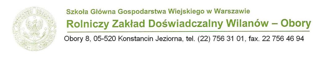 L.dz. 173/W/2017 Nr sprawy 16/RZD/2017 Obory, 18 października 2017 r.
