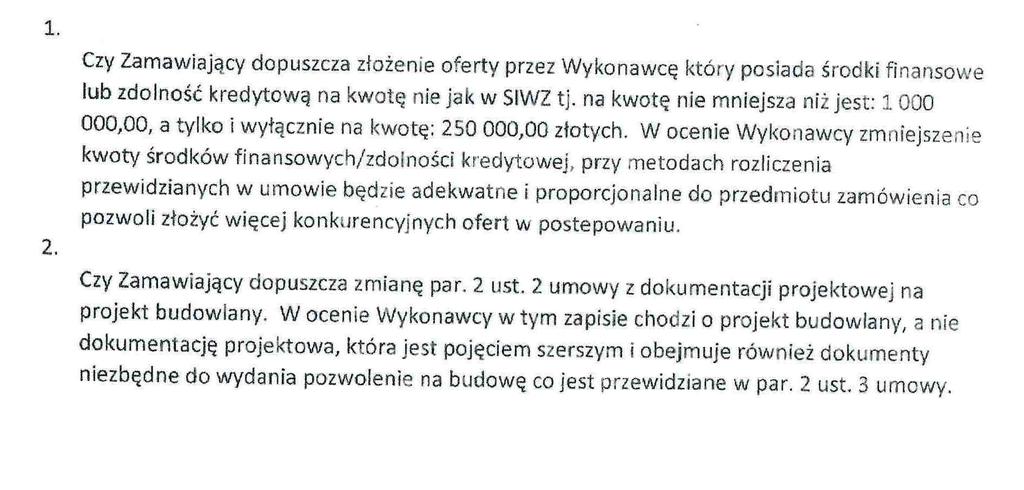 Zamawiający odpowiada: Ad.