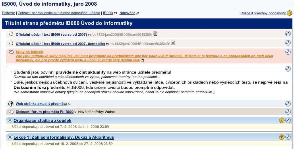0.1 O tomto textu a jeho studiu Vážení čtenáři, dostává se vám do rukou výukový text Úvodu do Informatiky, který je primárně určený pro studenty stejnojmenného předmětu na FI MU Brno.