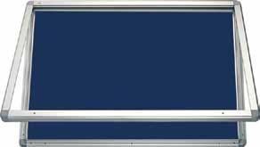 gabloty Gabloty prezentacyjne wewnętrzne z oświetleniem LED Gabloty do użytku wewnątrz budynku, wykonane z profilu aluminiowego.