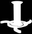 Lp Uchwyt do projektora Długość Indeks Cena netto Cena brutto 1 EasyMount 43-65 cm 270578 119,00 zł 146,37 zł 2 Przedłużenie 59-110 cm 280827 59,00 zł 72,57 zł 2 2 1 1 Uchwyt