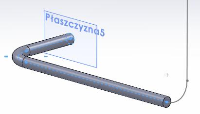 Próba wykonania Wyciągnięcia po ścieŝce kończy się na pierwszej ścieŝce. ŚcieŜka nie jest połączona, mimo istniejących punktów Wspólnych, z kolejnymi liniami.