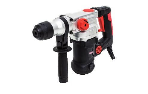 drewnie: 25 mm funkcje: wiercenie, wiercenie z funkcją udar wyposażenie dodatkowe: uchwyt dodatkowy, ogranicznik wiercenia zalety: ergonomiczny uchwyt pokryty gumą, mocowanie wierteł - system