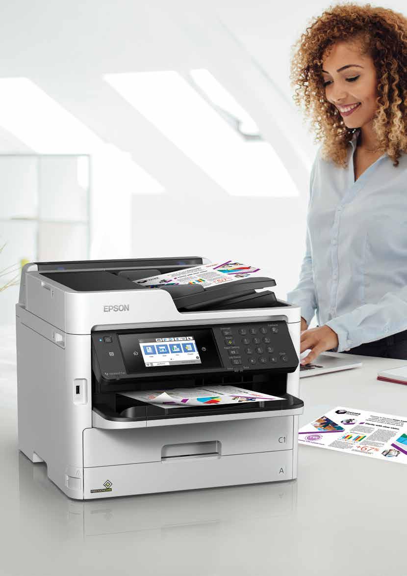 Drukarka atramentowa z serii WorkForce Pro WF-C5000 Niższe koszty